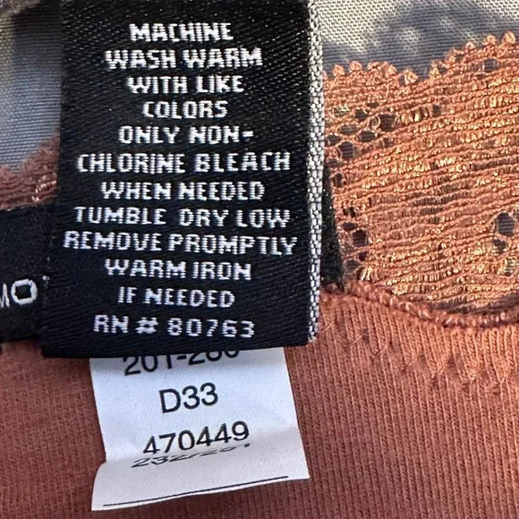 Moda International Camisole Women Med Rose Pointelle Lace Trim Cotton Romantic - Picture 12 of 14